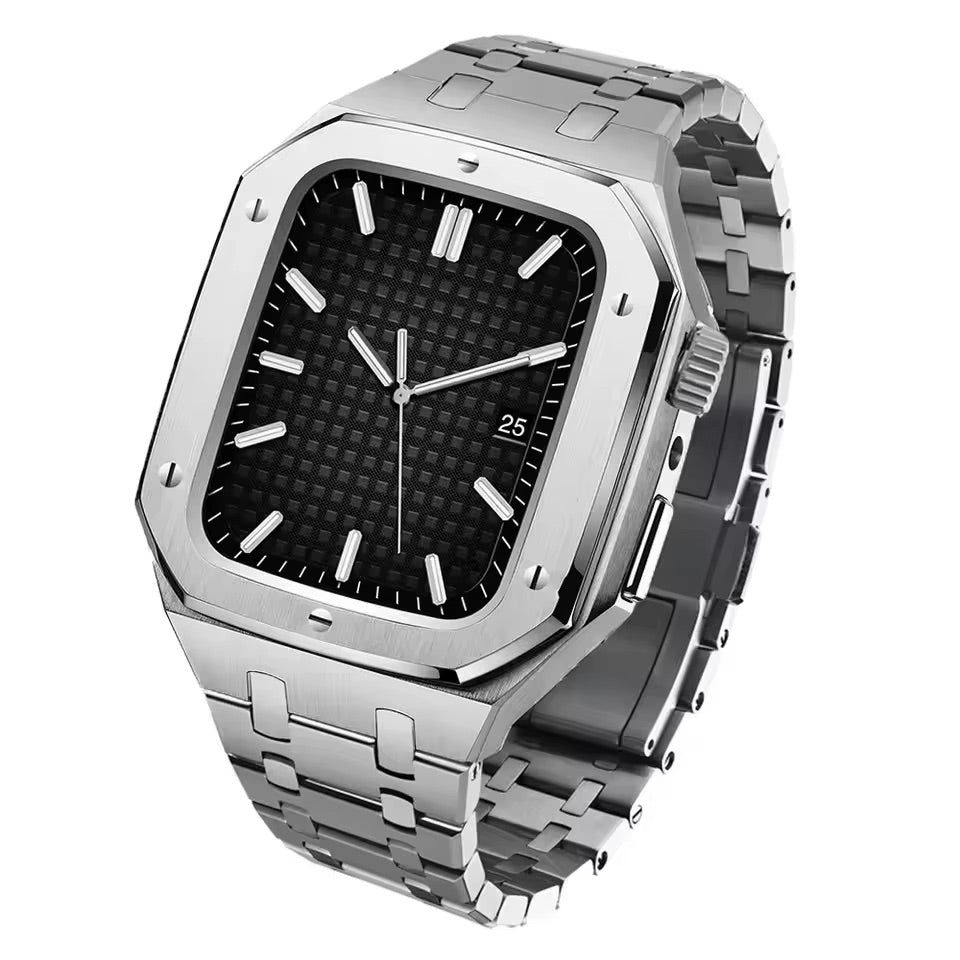 Stainless Steel Case & Band for Apple Watch – Silver