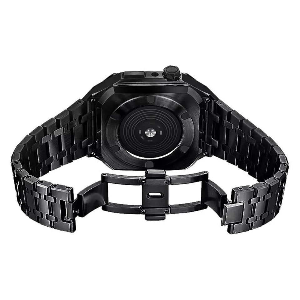 Stainless Steel Case & Band for Apple Watch – Black